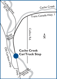 Cache Creek location map