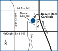 Calgary location map