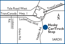 Chilliwack location map