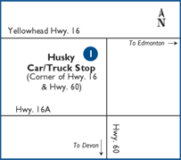 Edmonton location map