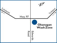 Kelowna location map