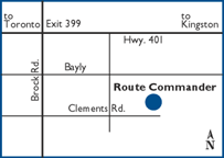 Pickering location map