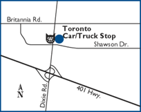 Toronto location map