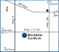 Blackfalds location map