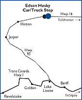 Edson location map
