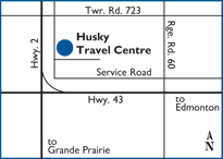 Grande Prairie location map