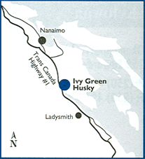 Ladysmith location map