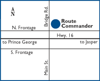 McBride location map