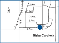 Nisku location map