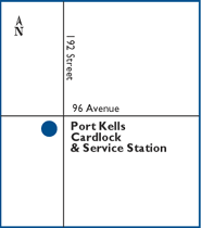 Port Kells location map