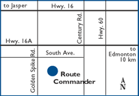 Spruce Grove location map